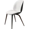 GUBI Beetle chair, smoked oak - black - Light Boucle 001