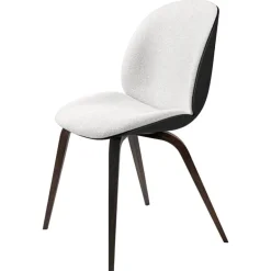 GUBI Beetle chair, smoked oak - black - Light Boucle 001