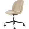 GUBI Beetle meeting chair w/ castors, height-adjust., Karakorum 003