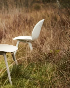 GUBI Beetle Outdoor dining chair, alabaster white