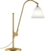 GUBI Bestlite BL1 table lamp, brass - bone china