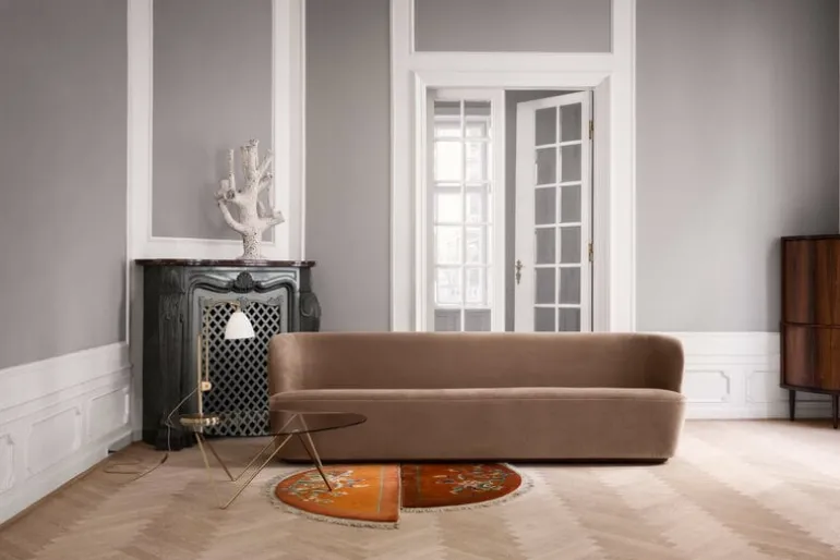 GUBI Bestlite BL1 table lamp, brass - bone china