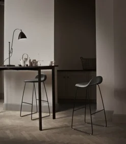 GUBI Bestlite BL1 table lamp, chrome - black