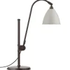 GUBI Bestlite BL1 table lamp, black brass - classic white
