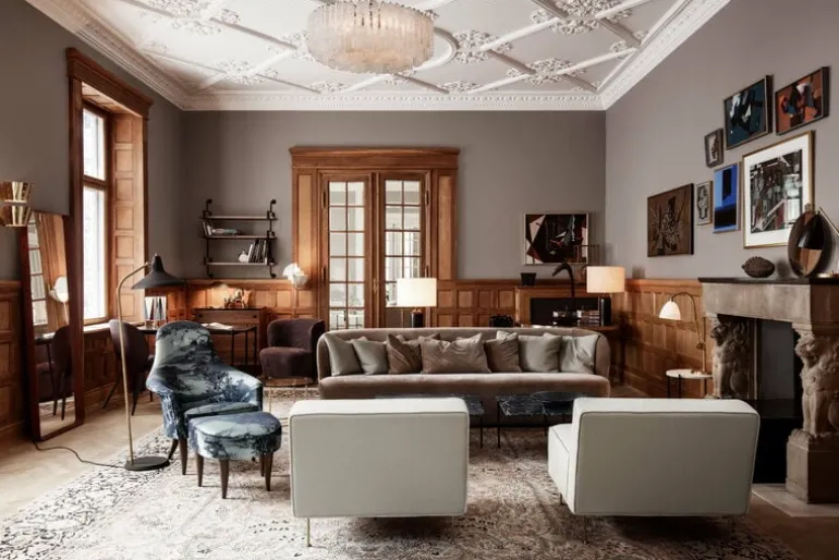 GUBI Bestlite BL1 table lamp, brass - soft white