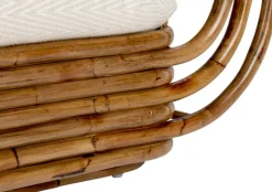 GUBI Bohemian 72 lounge chair, rattan - Chevron FR 002