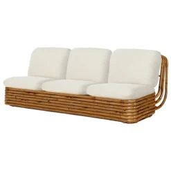 GUBI Bohemian 72 sofa, rattan - Chevron FR 002