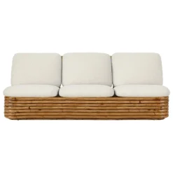 GUBI Bohemian 72 sofa, rattan - Chevron FR 002