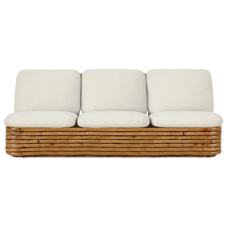 GUBI Bohemian 72 sofa, rattan - Chevron FR 002