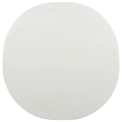 GUBI Carmel coffee table, 75 x 75 cm, black - clam white