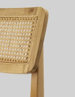 GUBI C-Chair, cane - oiled oak