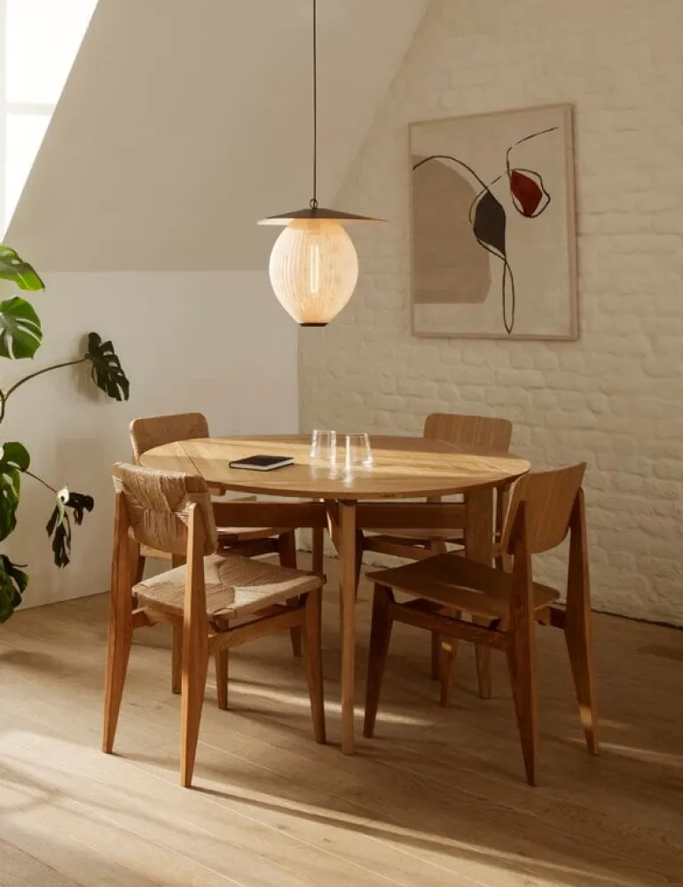 GUBI C-Chair Outdoor, natural - teak