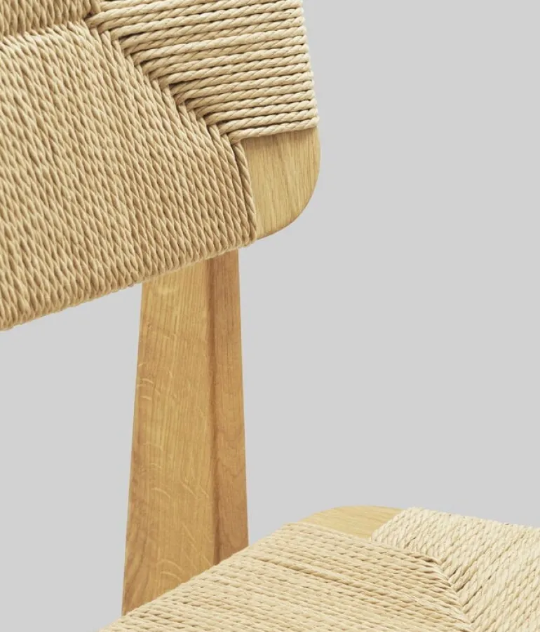 GUBI C-Chair Outdoor, natural - teak