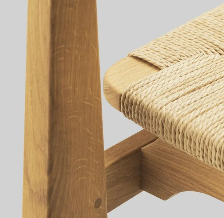 GUBI C-Chair Outdoor, natural - teak