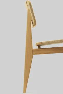 GUBI C-Chair Outdoor, natural - teak