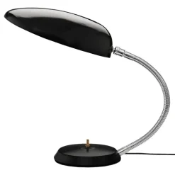 GUBI Cobra table lamp, black semi matt