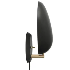 GUBI Cobra wall lamp, black