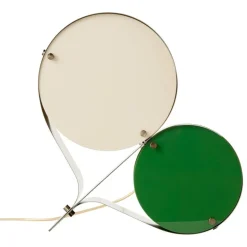 GUBI Coppia table lamp, steel, ivory - clover