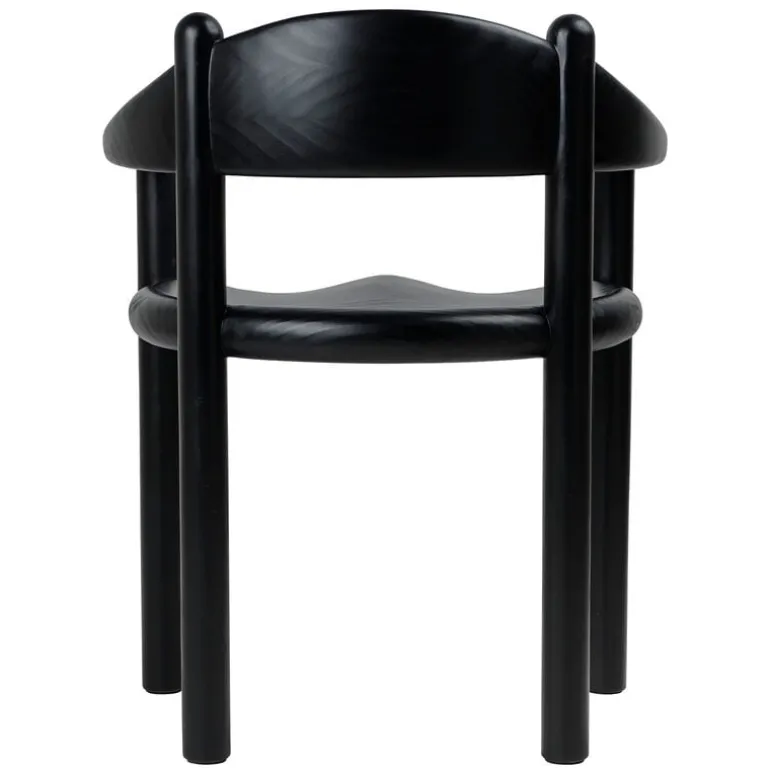 GUBI Daumiller armchair, black stained pine