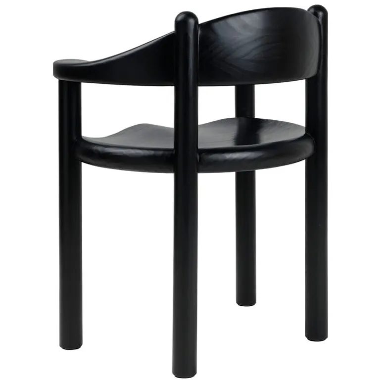 GUBI Daumiller armchair, black stained pine
