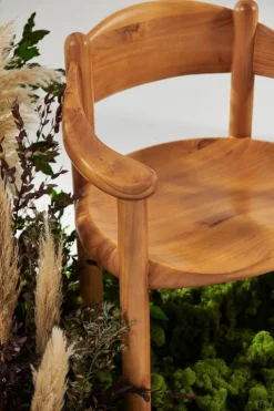 GUBI Daumiller armchair, golden pine