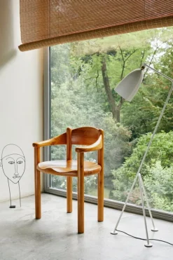 GUBI Daumiller armchair, golden pine