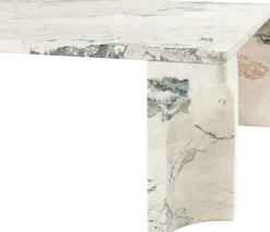 GUBI Doric coffee table, 140 x 80 cm, electric grey limestone