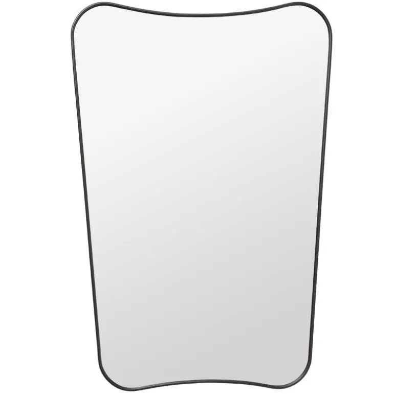 GUBI F.A. 33 mirror, 54 x 80 cm, black brass