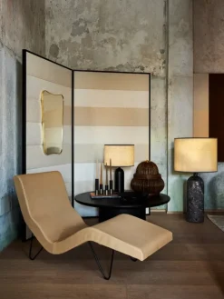 GUBI F.A. 33 mirror, 54 x 80 cm, polished brass