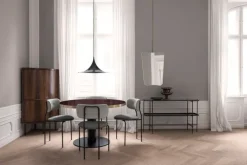 GUBI F.A. 33 mirror, 54 x 80 cm, polished brass