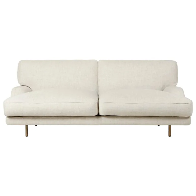 GUBI Flaneur 2-seater sofa, antique brass - Indianskop 15