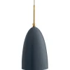 GUBI Gräshoppa pendant lamp, anthracite grey