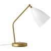 GUBI Gräshoppa table lamp, alabaster white, glossy