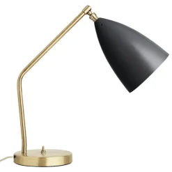GUBI Gräshoppa table lamp, black semi matt