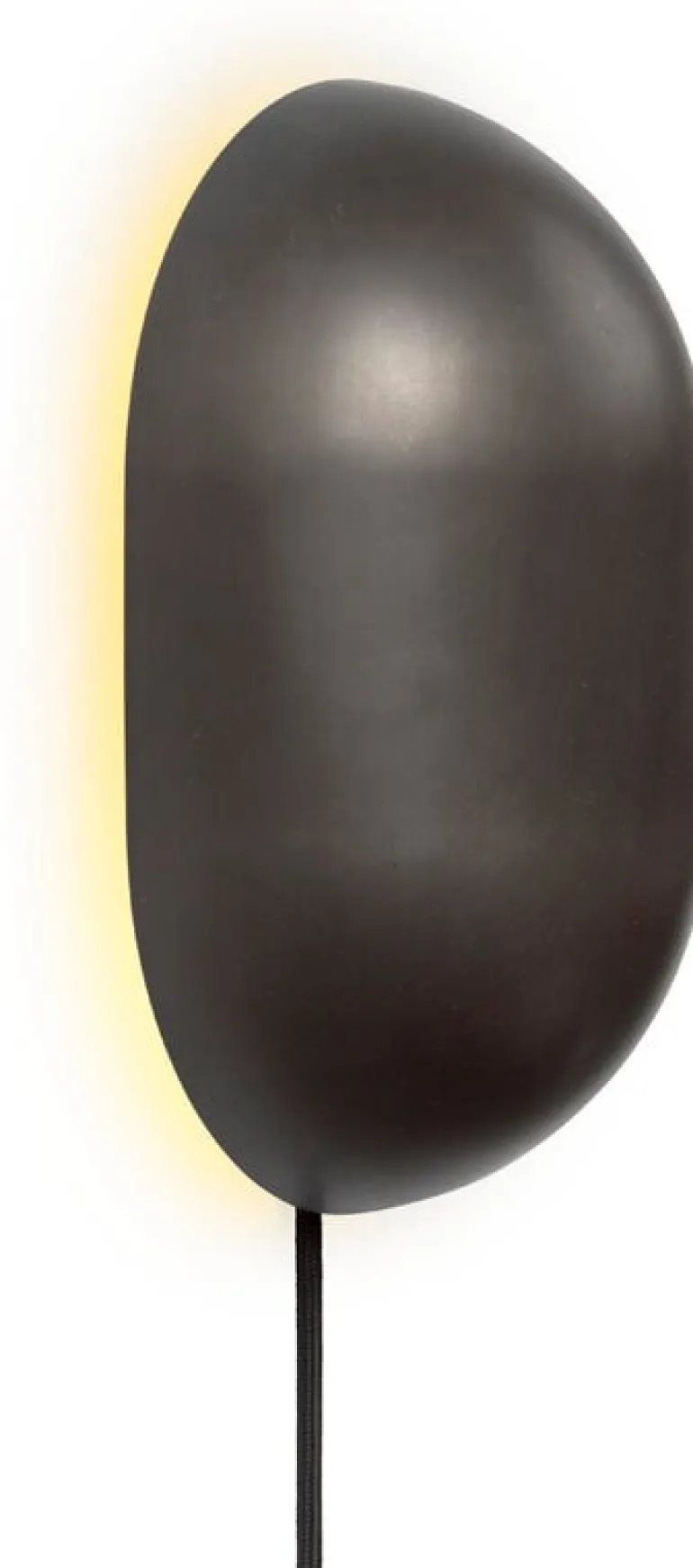 GUBI Howard wall lamp, gunmetal brass