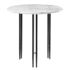 GUBI IOI coffee table, 50 cm, black - white marble