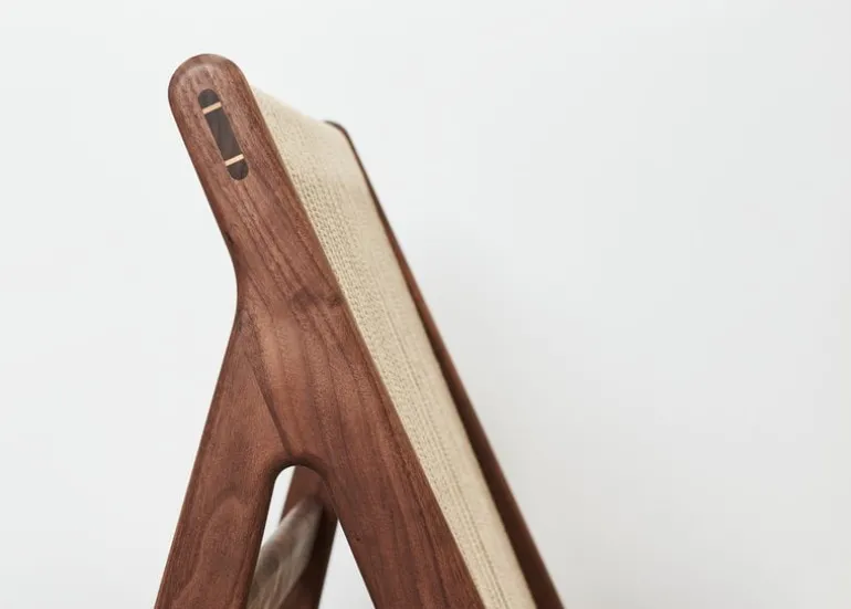 GUBI MR01 Initial chair, oiled walnut