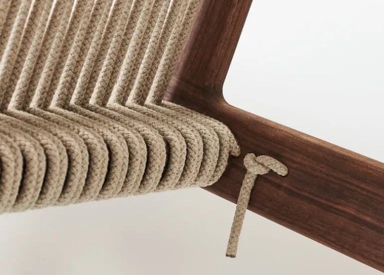 GUBI MR01 Initial chair, oiled walnut