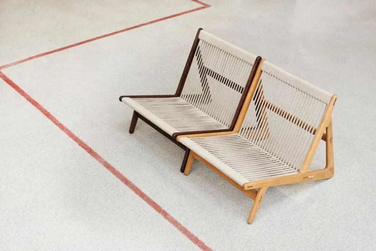 GUBI MR01 Initial chair, oiled oak