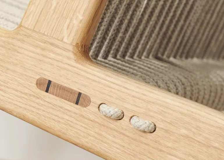 GUBI MR01 Initial chair, oiled oak