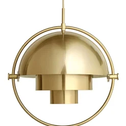GUBI Multi-Lite pendant, brass
