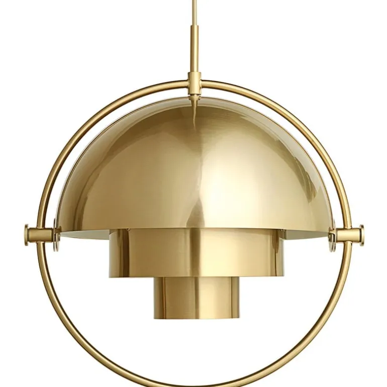 GUBI Multi-Lite pendant, brass