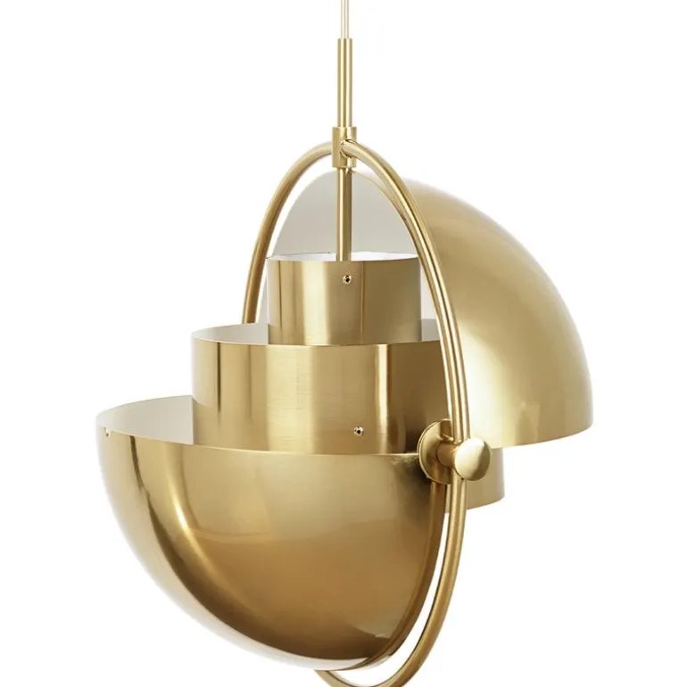 GUBI Multi-Lite pendant, brass