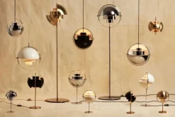 GUBI Multi-Lite pendant, brass