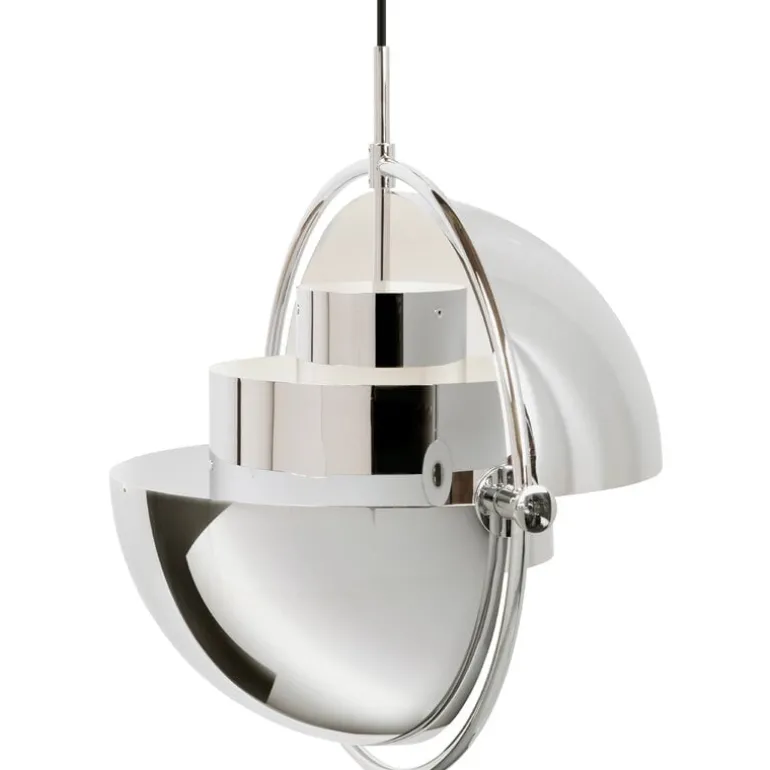 GUBI Multi-Lite pendant, chrome