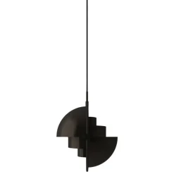 GUBI Multi-Lite pendant, small, black brass
