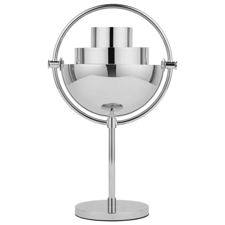 GUBI Multi-Lite portable table lamp, chrome