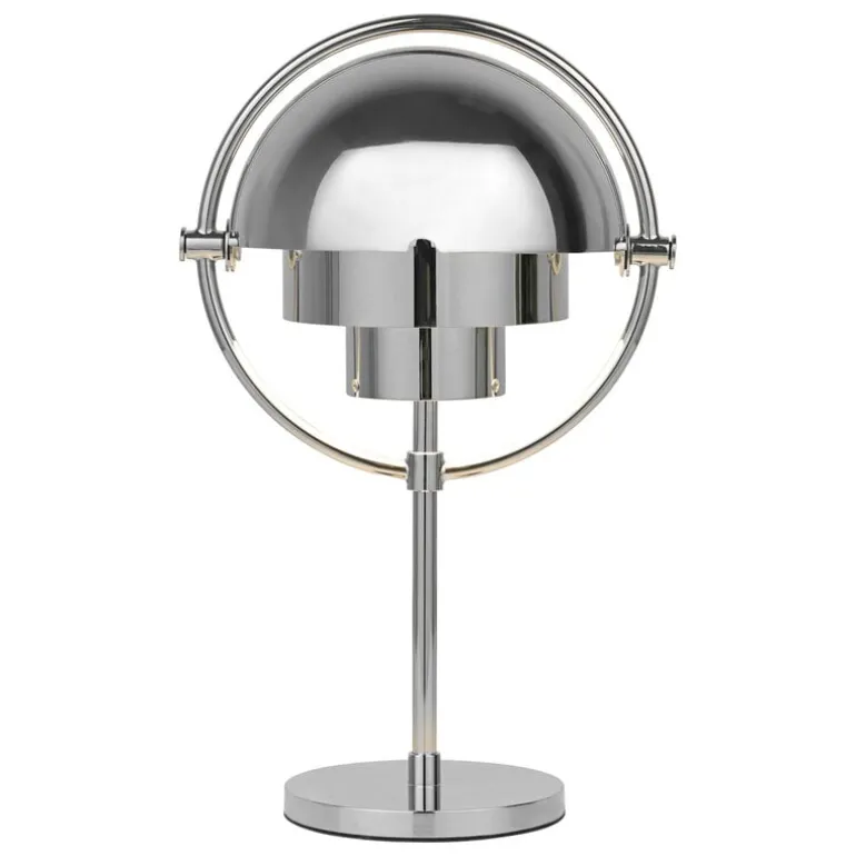 GUBI Multi-Lite portable table lamp, chrome