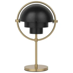 GUBI Multi-lite portable table lamp, brass - black