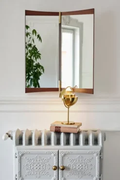 GUBI Multi-lite portable table lamp, brass - brass